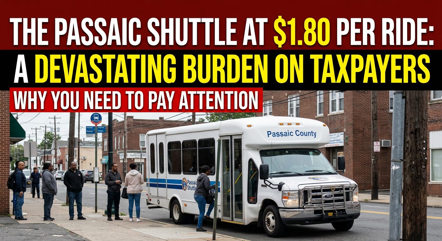 The Passaic Shuttle at $1.80 Per Ride: A Devastating Burden on Taxpayers